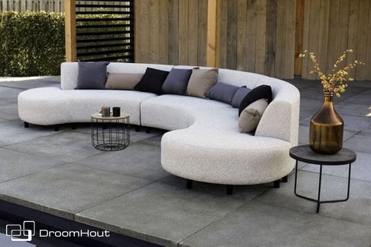 Loungebank Bubalou Bended Sofa 6-zits - showroommodel