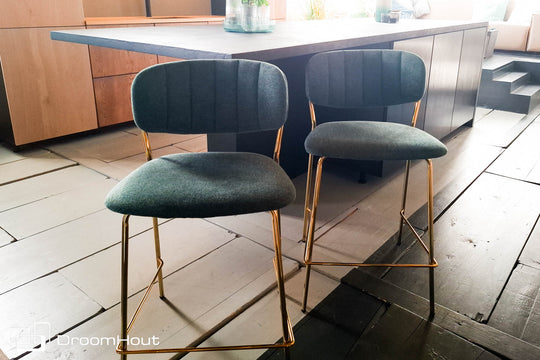 Bar stool Jolien Zuiver - set of 2 - green